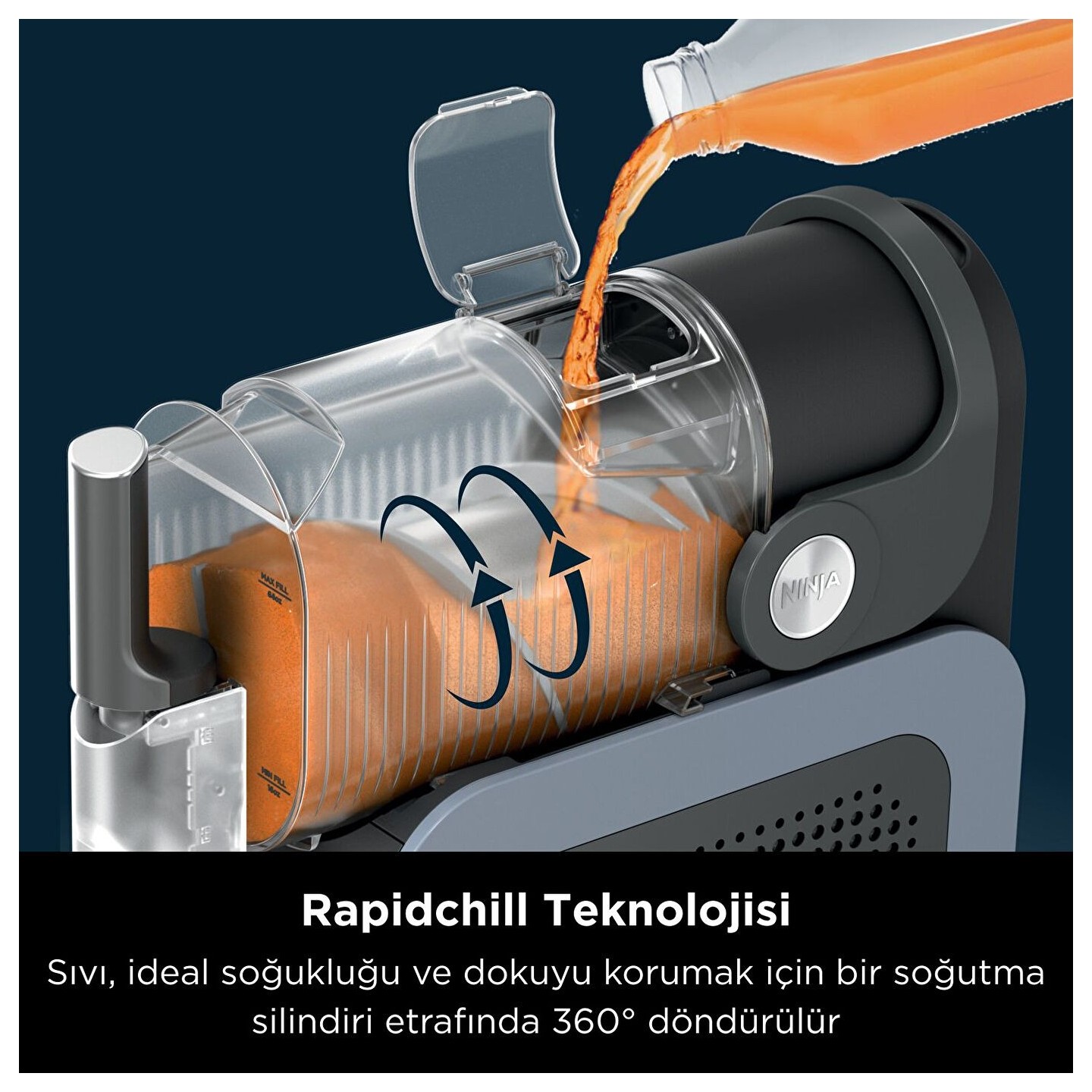 Ninja FS301EU Slushi Slush-Eismaschine Schwarz Silber — Buy in Cyprus with Fast Delivery