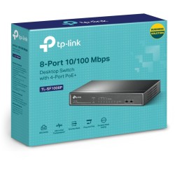 Buy TP-Link SF1008P - 8-Port 10/100Mbps PoE Desktop Switch, 8 PoE+ Ports (57W), ... in Cyprus, Nicosia, Limassol, Larnaka, Pafos