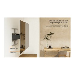 Equip Wandhalterung 43'-90' 1TFT Slim V.b 1Gelenk 50Kg sw retail — Buy in Cyprus with Fast Delivery