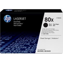 Buy HP Original 80X Toner Cartridge CF280XD - High-Yield Black 2-Pack (~6,900 pa... in Cyprus, Nicosia, Limassol, Larnaka, Pafos