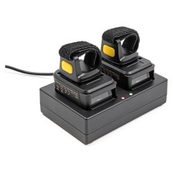 Ringbarcode Scanner 1D und 2D mit 2.4 GHz oder Bluetooth (2 Stück) + Ladestation — Buy in Cyprus with Fast Delivery