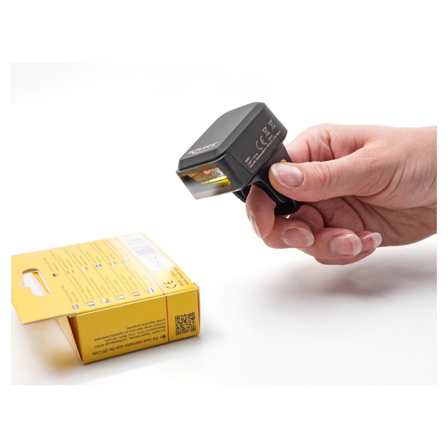 Ringbarcode Scanner 1D und 2D mit 2.4 GHz oder Bluetooth (2 Stück) + Ladestation — Buy in Cyprus with Fast Delivery