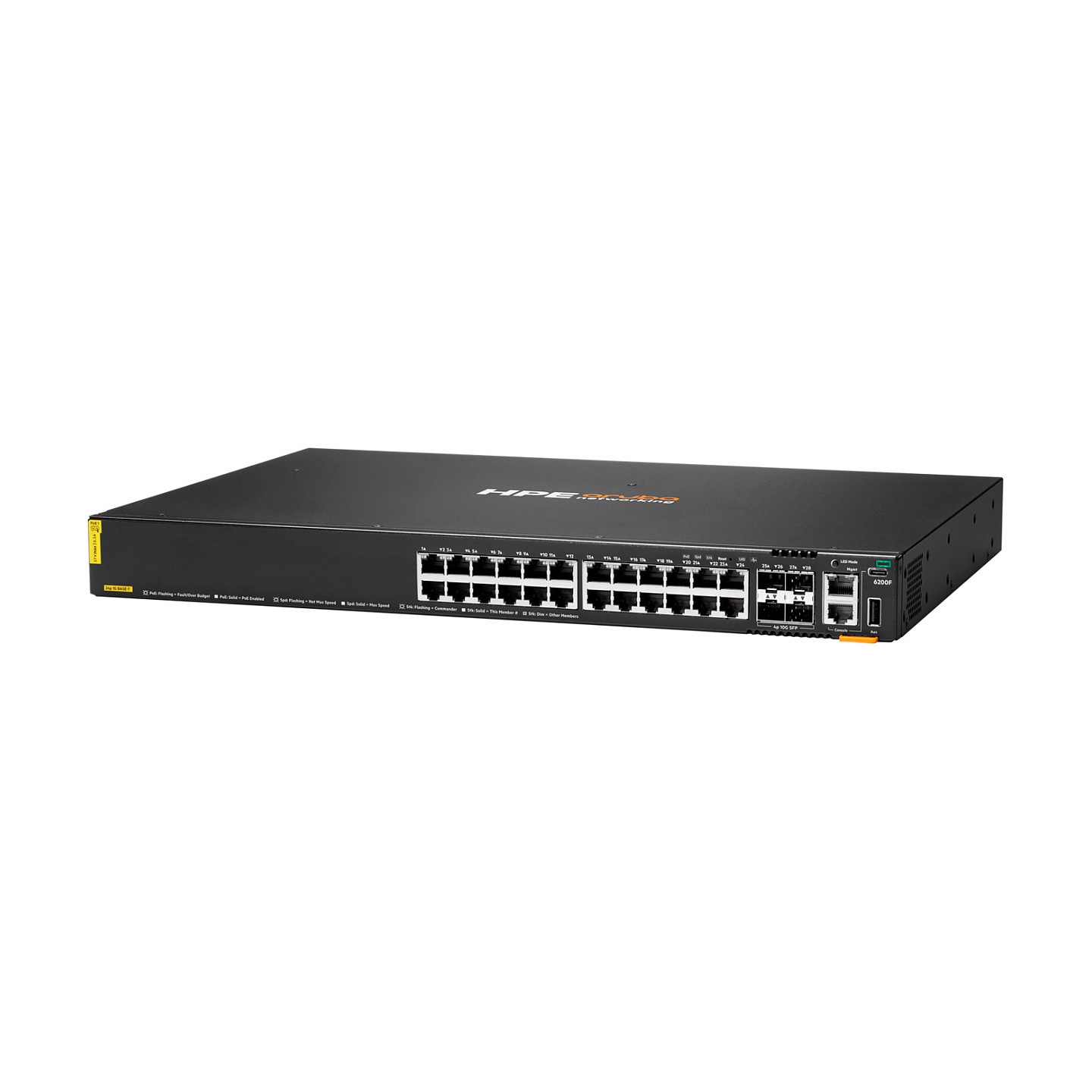 HPE Aruba Networking CX 6200F 24G Class-4 PoE 4SFP+ 370W Switch (EN) — Buy in Cyprus with Fast Delivery
