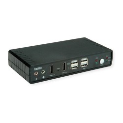 ROLINE KVM-Audio-Switch Dual Head HDMI 4K60. 1 User - 2 PC — Buy in Cyprus with Fast Delivery