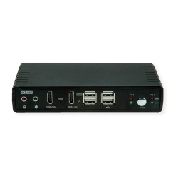 ROLINE KVM-Audio-Switch Dual Head HDMI 4K60. 1 User - 2 PC — Buy in Cyprus with Fast Delivery
