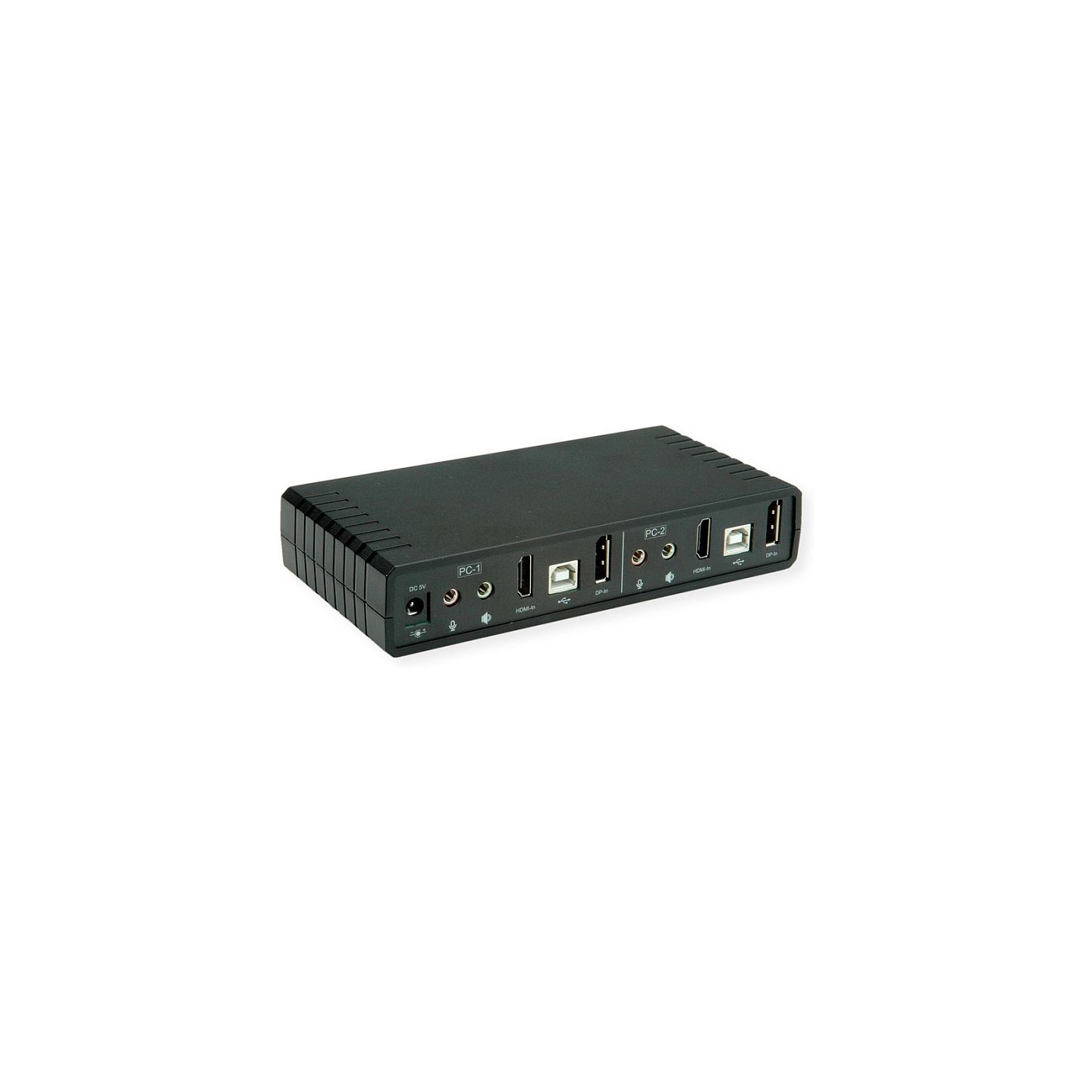 ROLINE KVM-Audio-Switch Dual Head HDMI 4K60. 1 User - 2 PC — Buy in Cyprus with Fast Delivery