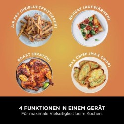 Ninja AF200EU Foodi 4-in-1 Dual Zone Heißluftfritteuse — Buy in Cyprus with Fast Delivery