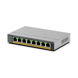 NETGEAR Easy Smart GS108EPP - Switch - hochleistungsfhig - L3 - Smart - 8 x 10 100 1000 (PoE+) - Desktop. wandmontier...