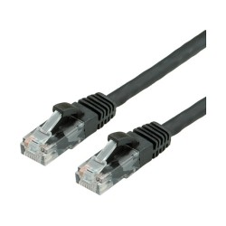 VALUE Patchkabel Cat.6A (Class EA) UTP. schwarz. 0.5 m — Buy in Cyprus with Fast Delivery