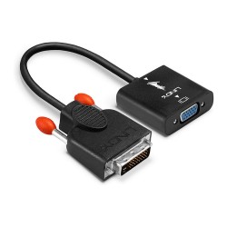 LINDY DVI-D auf VGA Adapter DVI-D St VGA-Buchse. max. 1200p — Buy in Cyprus with Fast Delivery