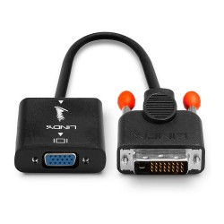 LINDY DVI-D auf VGA Adapter DVI-D St VGA-Buchse. max. 1200p — Buy in Cyprus with Fast Delivery