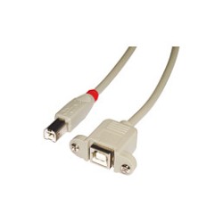 LINDY USB 2.0 Verlängerung Typ B B M F 0.5m — Buy in Cyprus with Fast Delivery