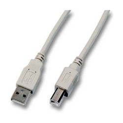 EFB USB2.0 Anschlusskabel Typ A Stecker auf Typ B Stecker Classic Grau 1m — Buy in Cyprus with Fast Delivery