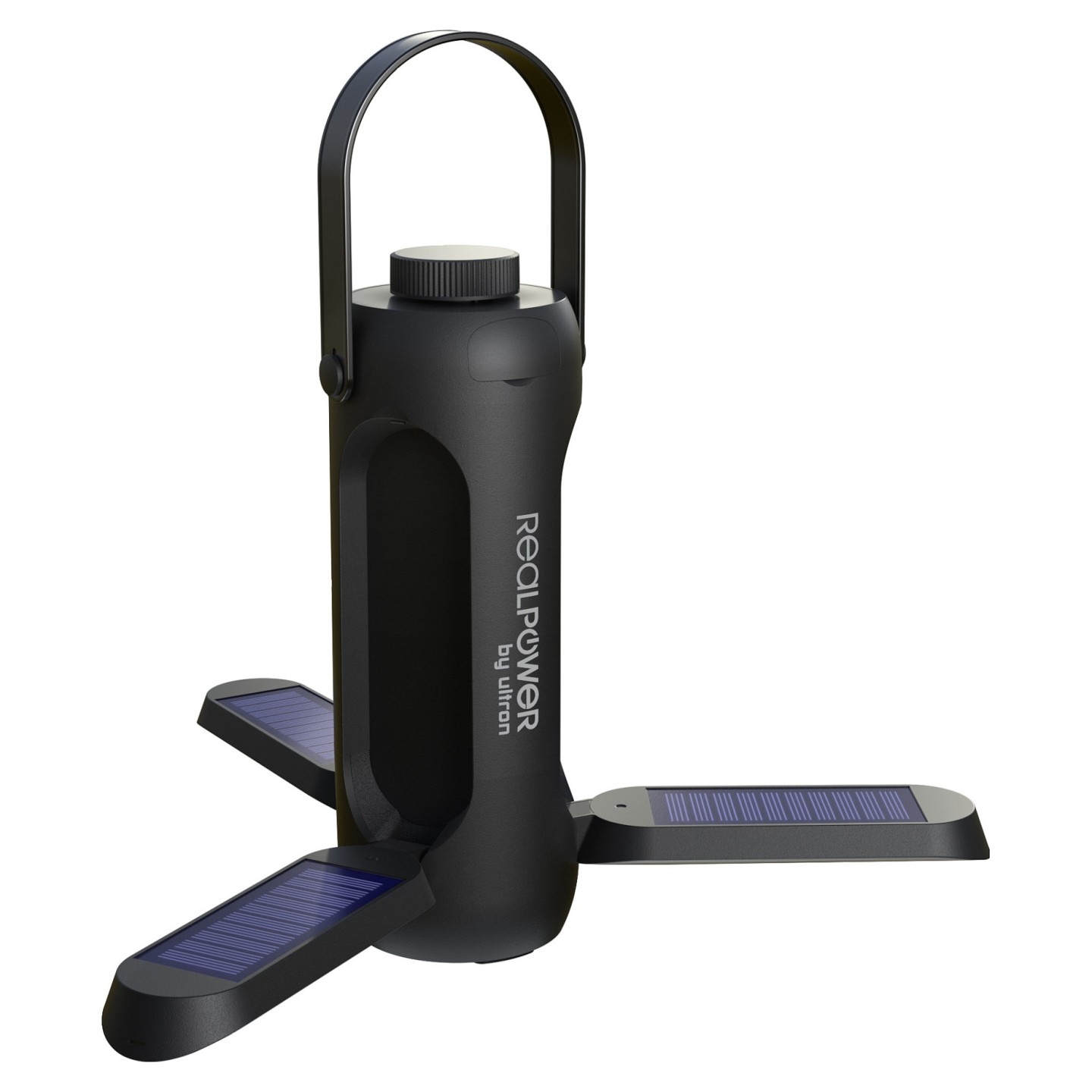RealPower LED outdoor Light 190.solar.schwarz.6.000mAh — Buy in Cyprus with Fast Delivery