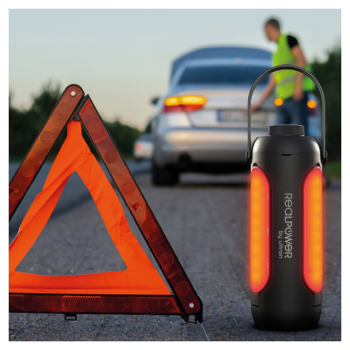 RealPower LED outdoor Light 190.solar.schwarz.6.000mAh — Buy in Cyprus with Fast Delivery