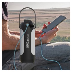 RealPower LED outdoor Light 190.solar.schwarz.6.000mAh — Buy in Cyprus with Fast Delivery