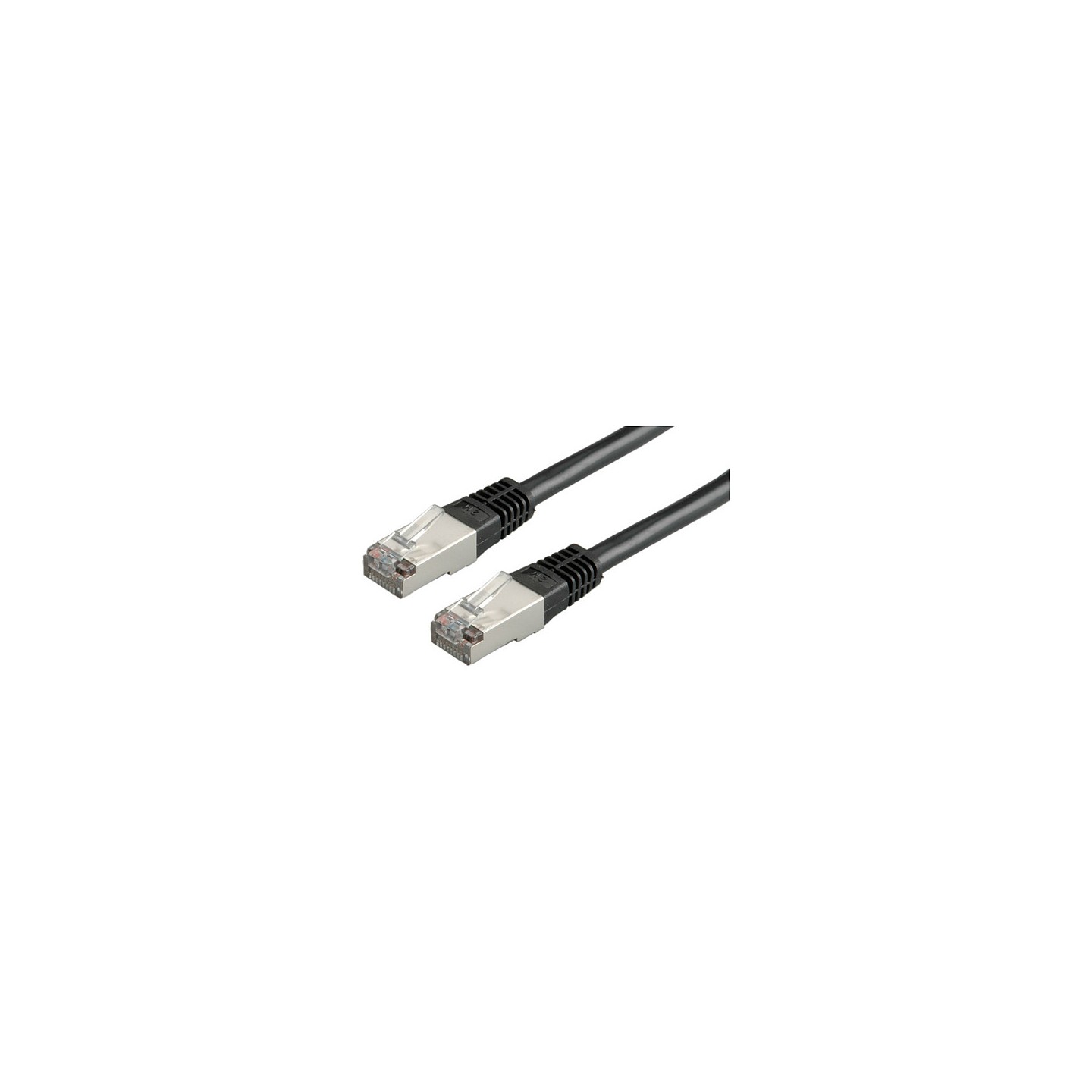 VALUE Patchkabel Kat.6 Class E S FTP PiMF schwarz 1m — Buy in Cyprus with Fast Delivery