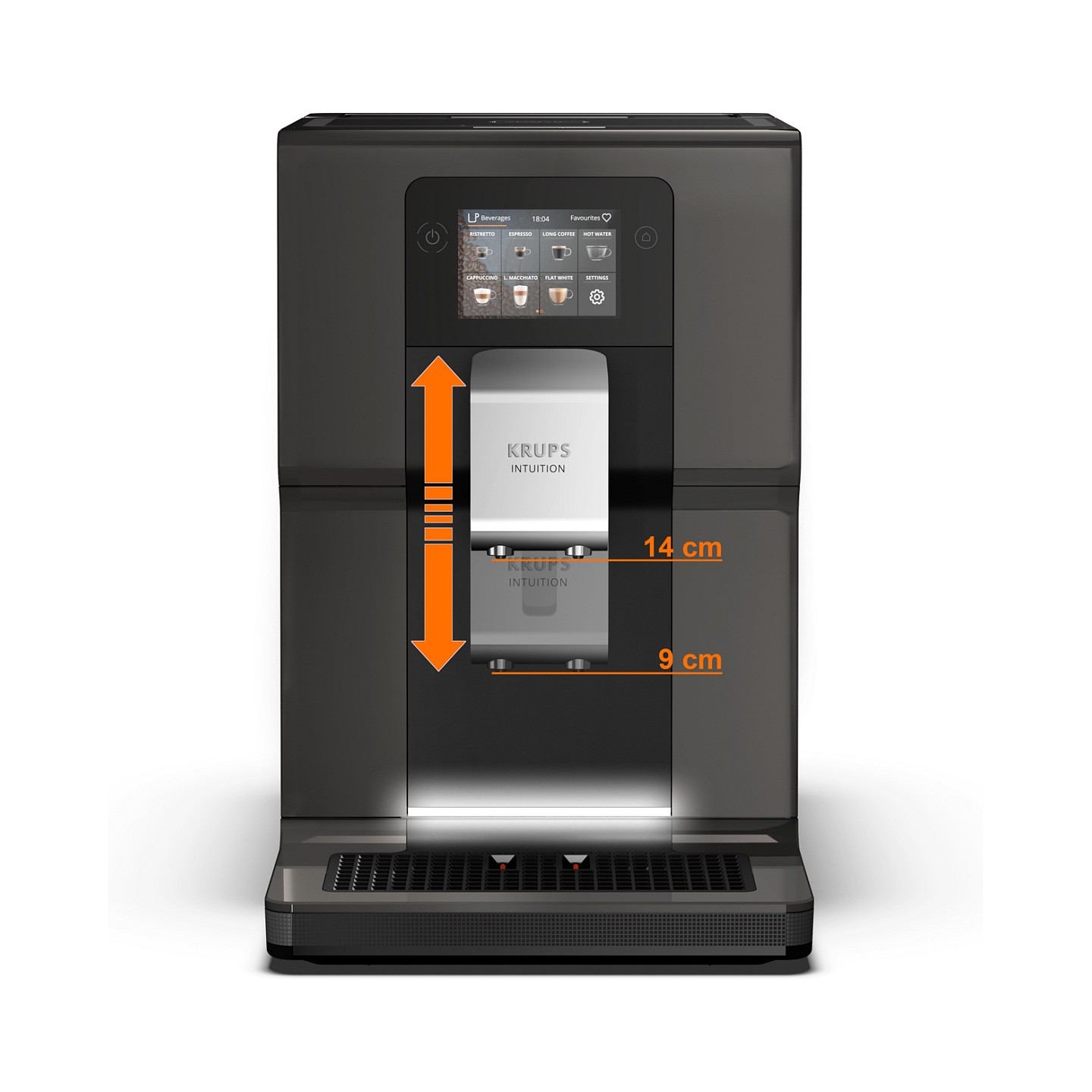 Krups Kaffeemaschine Intuition Preference EA872B10 schwarz — Buy in Cyprus with Fast Delivery