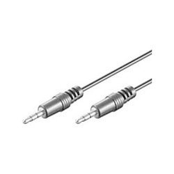MediaRange Audio Kabel 3.5mm Stereo Jack 1.00m black — Buy in Cyprus with Fast Delivery