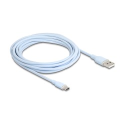 DELOCK USB 2.0 Kabel USB Typ-A St to USB Typ-C St 4m blau — Buy in Cyprus with Fast Delivery