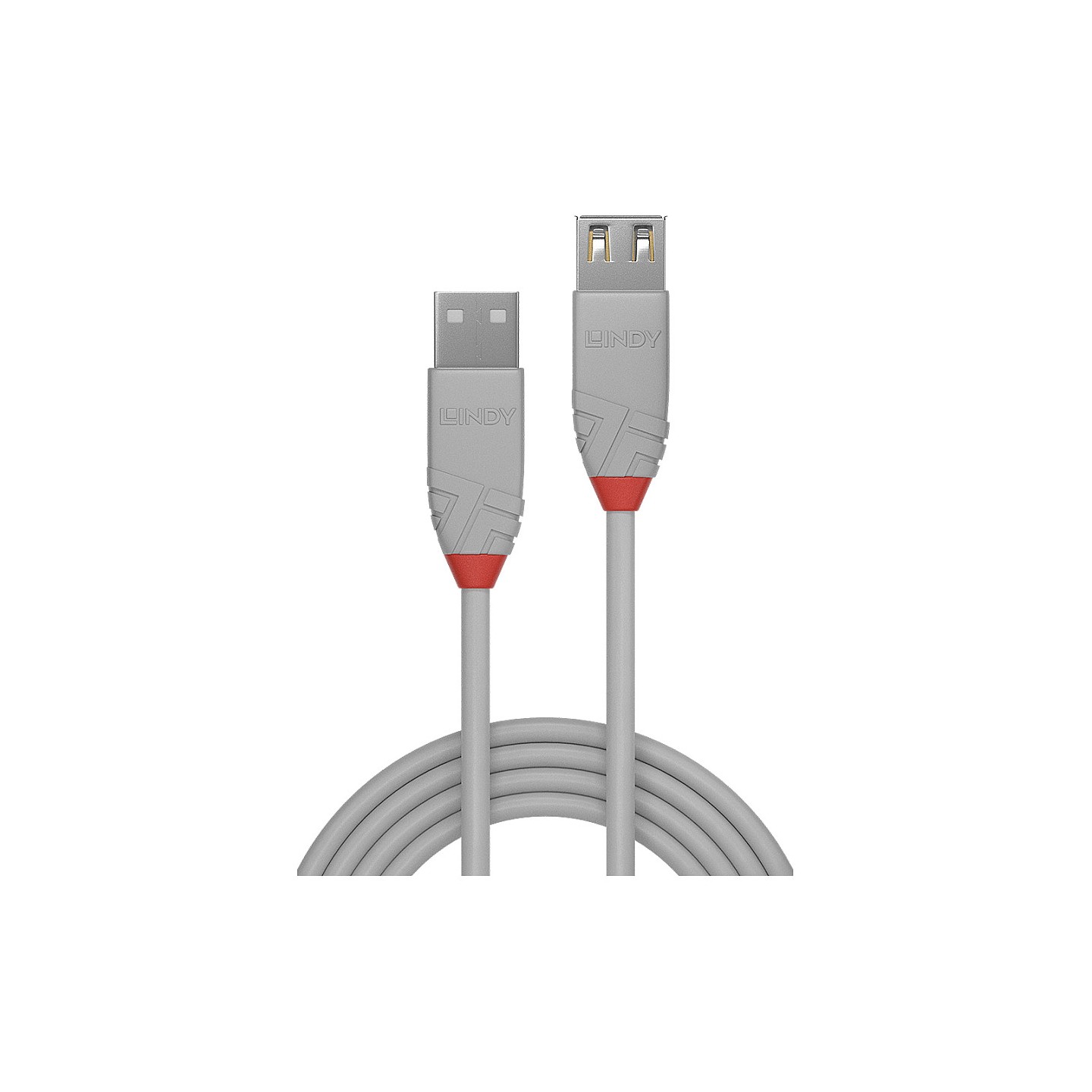 LINDY USB 2.0 Verlängerung Typ A A Anthra Line M F 1m — Buy in Cyprus with Fast Delivery