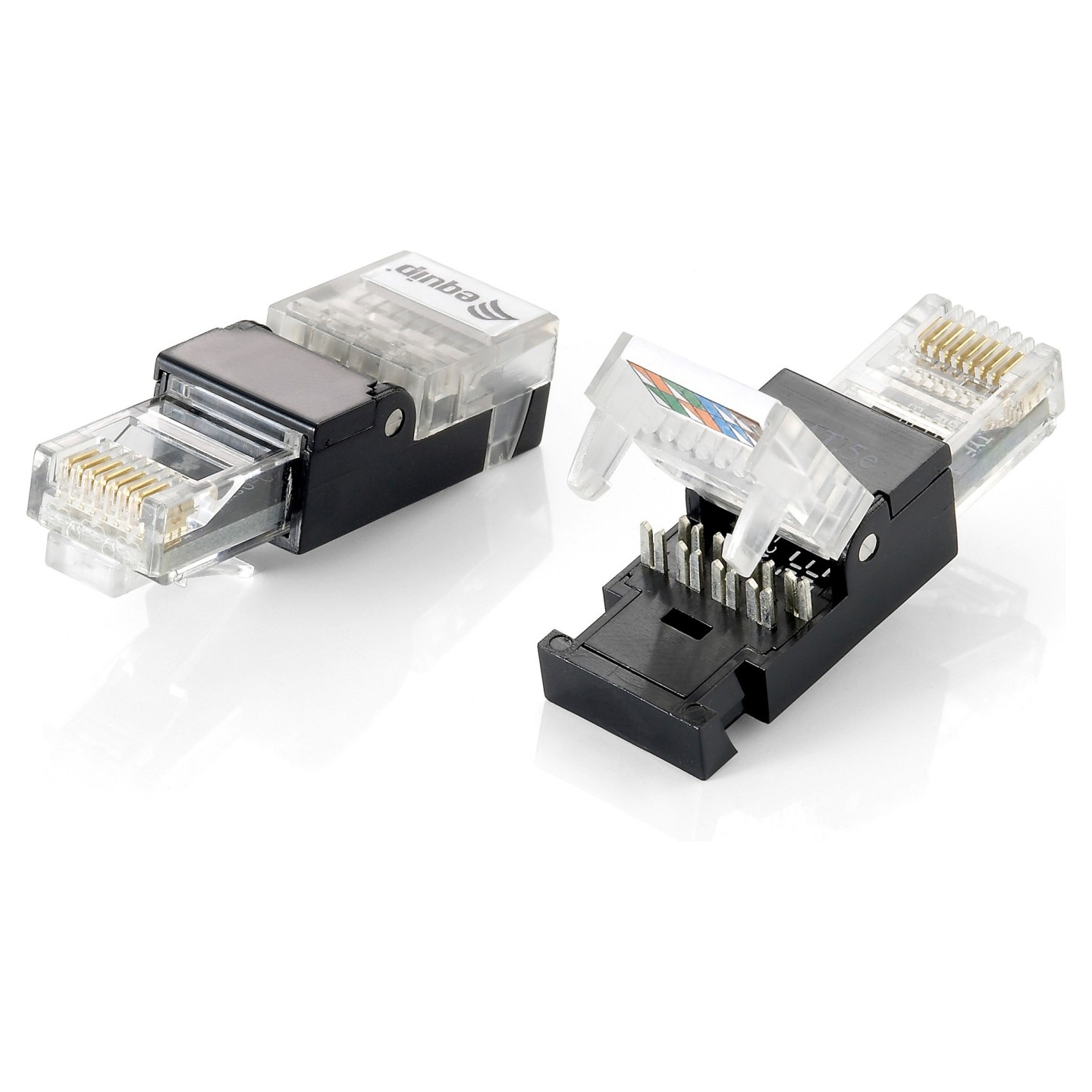 Equip Steckverbinder RJ45 Cat6 2Stk ungeschirmt werkz Polybeutel — Buy in Cyprus with Fast Delivery