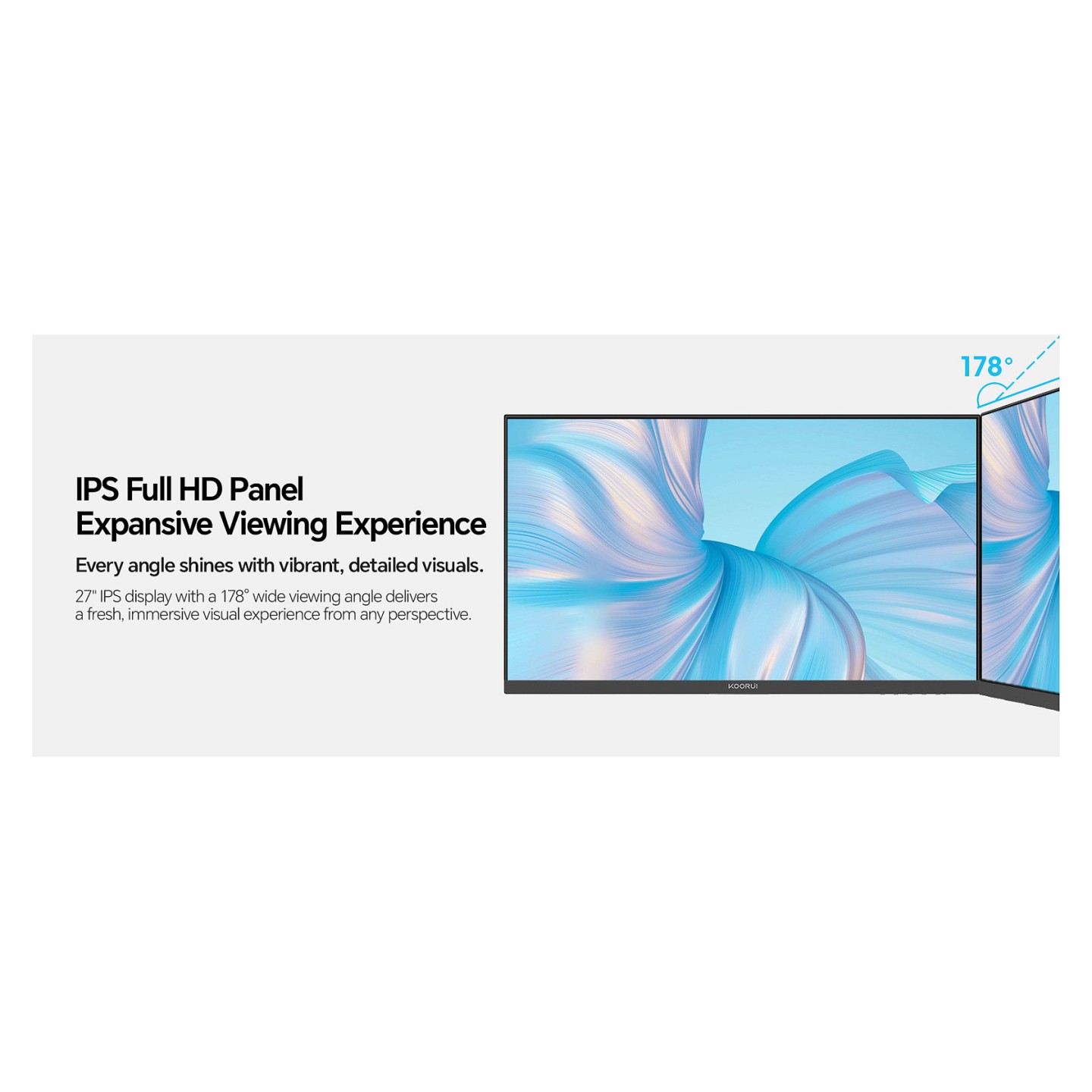 KOORUI E2711F FHD Office-Monitor 68.6 cm (27 Zoll) — Buy in Cyprus with Fast Delivery