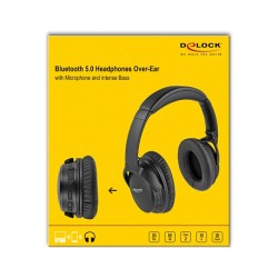 Bluetooth 5.0 Kopfhörer Over-Ear faltbar mit integriertem Mikrofon und intensivem Bass. bis zu 20 Stunden Laufzeit