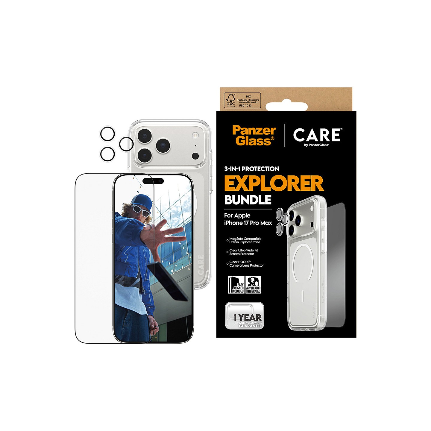 CARE 3-in-1 Flagship Explorer Bundle iPhone 17 Pro Max — Buy in Cyprus with Fast Delivery