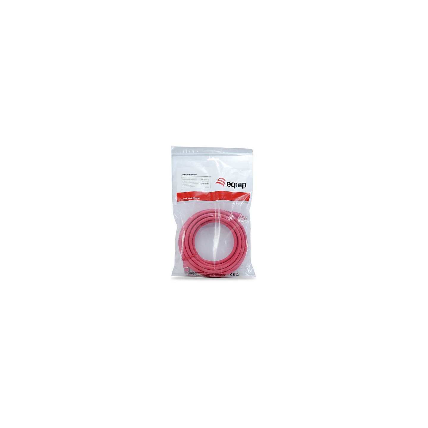 Equip Patchkabel Cat8.1 S FTP 2xRJ45 0.50m rot LSZH Polybeutel — Buy in Cyprus with Fast Delivery