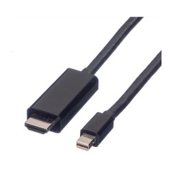 VALUE Mini DisplayPort Kabel. Mini DP-UHDTV. ST ST. schwarz. 2 m — Buy in Cyprus with Fast Delivery