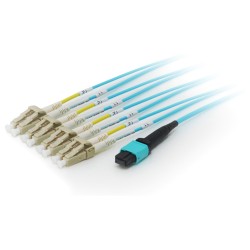 Equip MTP LC Trunk Fiber Patch Cord OM4 M M 15.00m Polybeutel — Buy in Cyprus with Fast Delivery