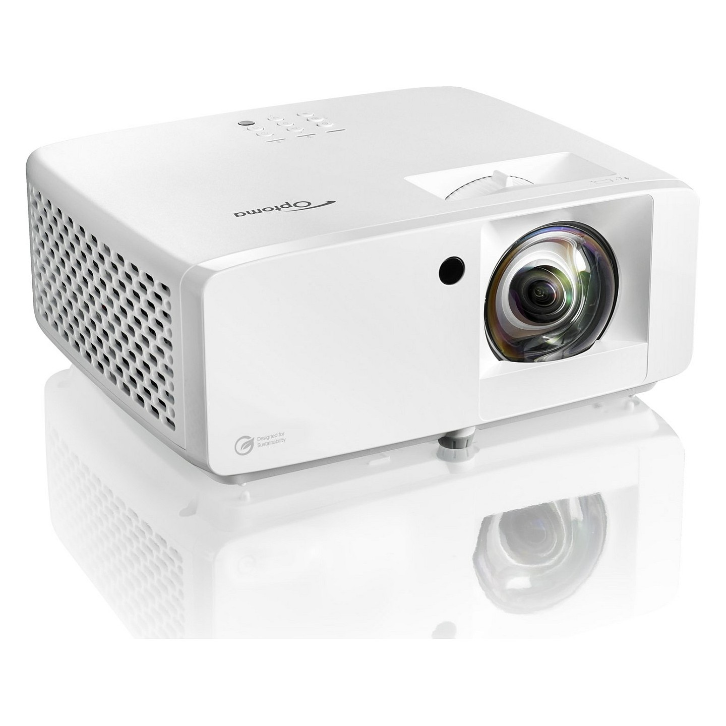 (3840x2160) OPTOMA UHZ35ST DLP Laser 3500-Lumen HDMI USB 3D 4K Ultra HD White — Buy in Cyprus with Fast Delivery