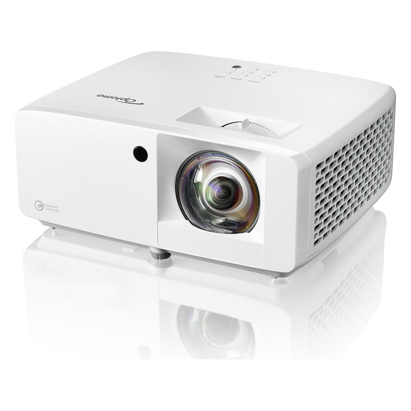 (3840x2160) OPTOMA UHZ35ST DLP Laser 3500-Lumen HDMI USB 3D 4K Ultra HD White — Buy in Cyprus with Fast Delivery