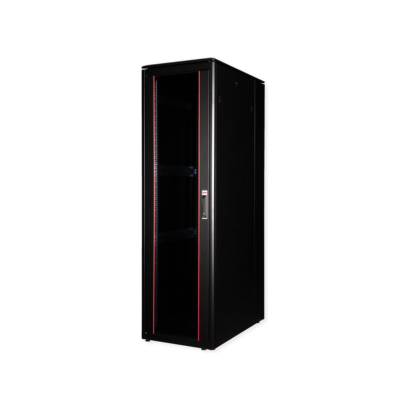 ROLINE 19-Zoll Netzwerkschrank Pro 42 HE. 600x1000 BxT Glastr schwarz — Buy in Cyprus with Fast Delivery