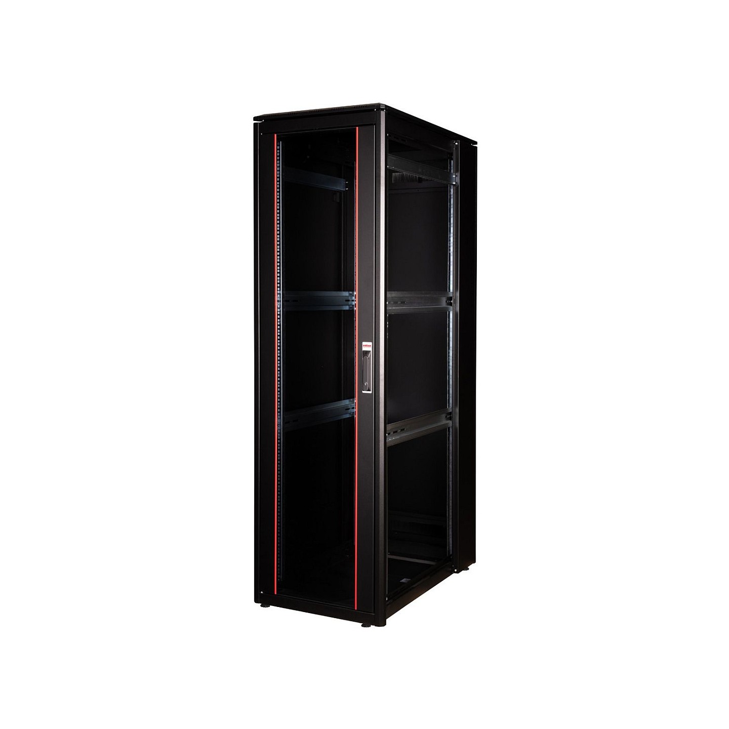 ROLINE 19-Zoll Netzwerkschrank Pro 42 HE. 600x1000 BxT Glastr schwarz — Buy in Cyprus with Fast Delivery