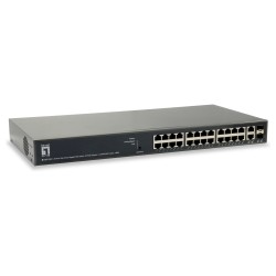 Switch 26x GE GEP-2651 2xGSFP 19' 185W 24xPoE+ — Buy in Cyprus with Fast Delivery
