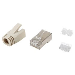 Equip Steckverbinder Cat6A RJ45 100er Set UTP geschirmt — Buy in Cyprus with Fast Delivery