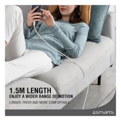 4smarts USB-C Kabel PremiumCord 240W 1.5m. wei — Buy in Cyprus with Fast Delivery