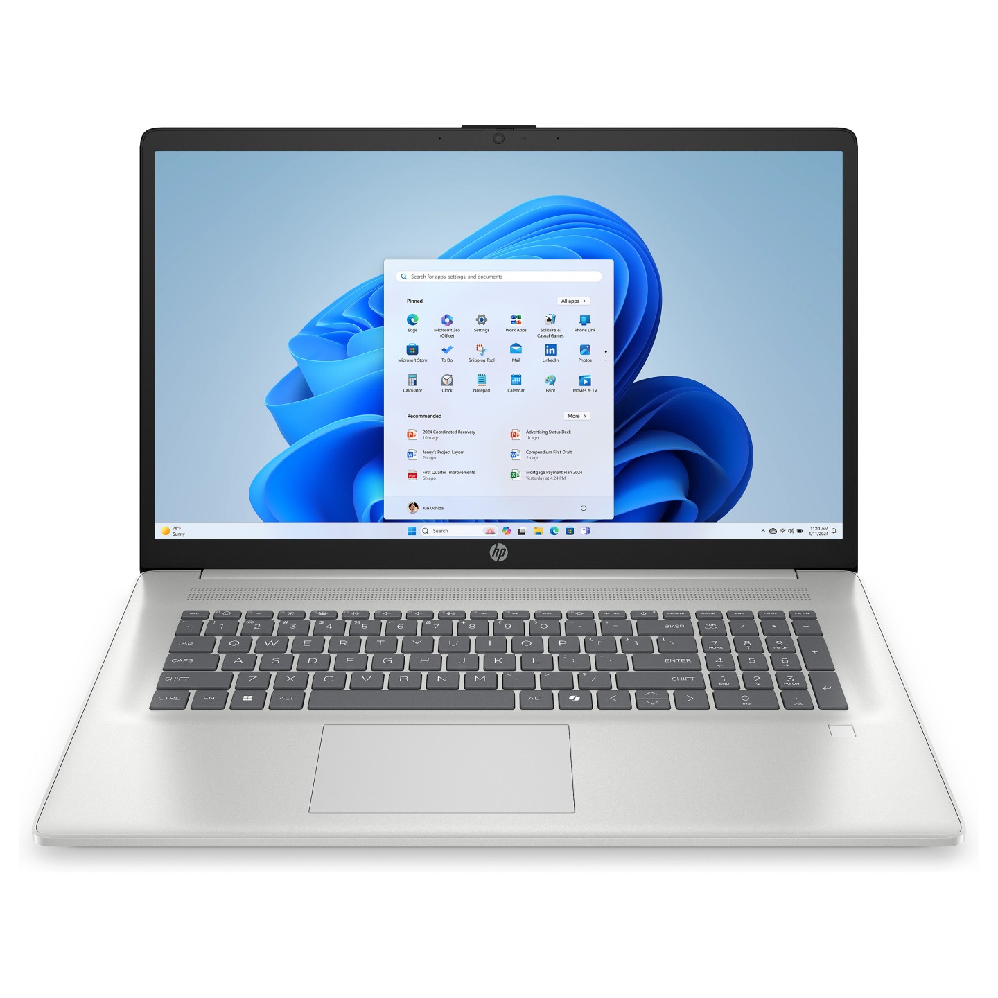HP 17-cp2561ng RYZ5 7520U 8GB 512SSD W11 Home silver — Buy in Cyprus with Fast Delivery