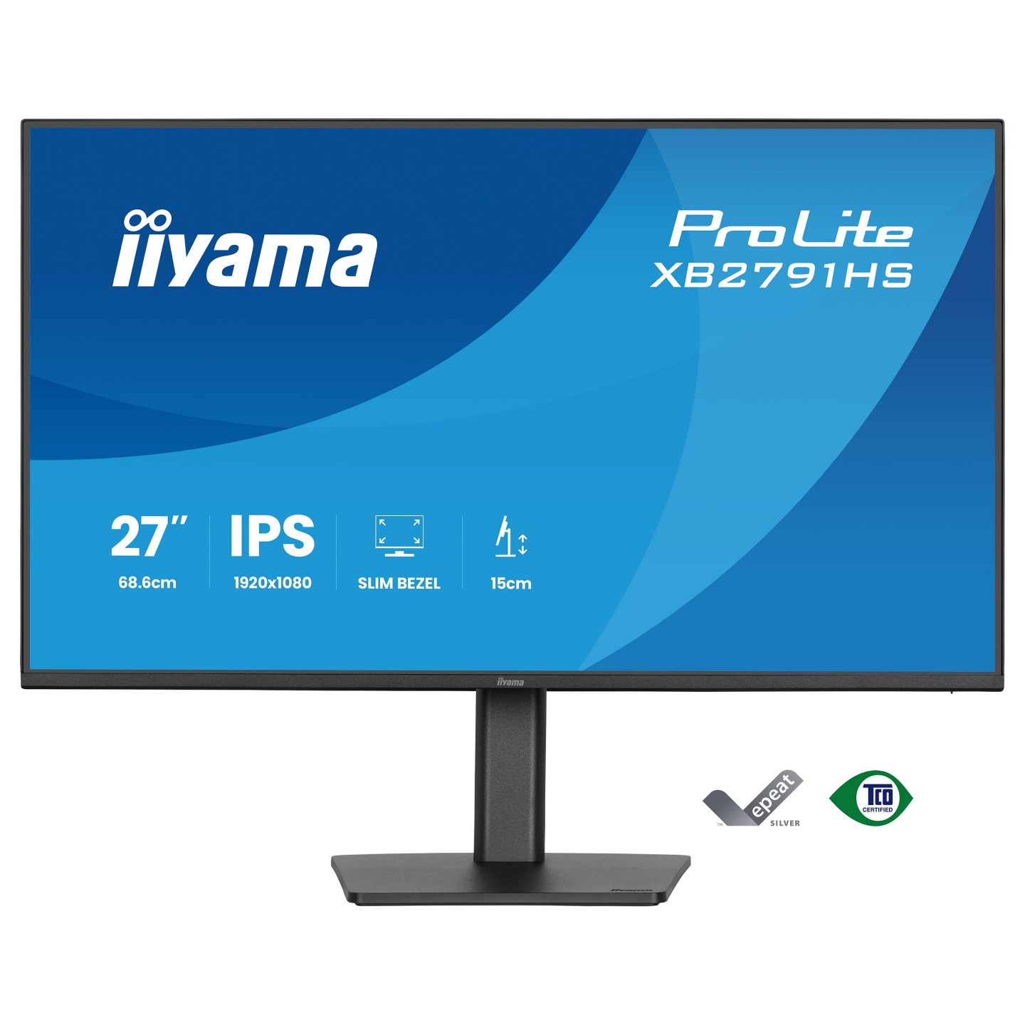 IIYAMA 68.5cm (27') XB2791HS-B1 16:9 HDMI+DP IPS — Buy in Cyprus with Fast Delivery