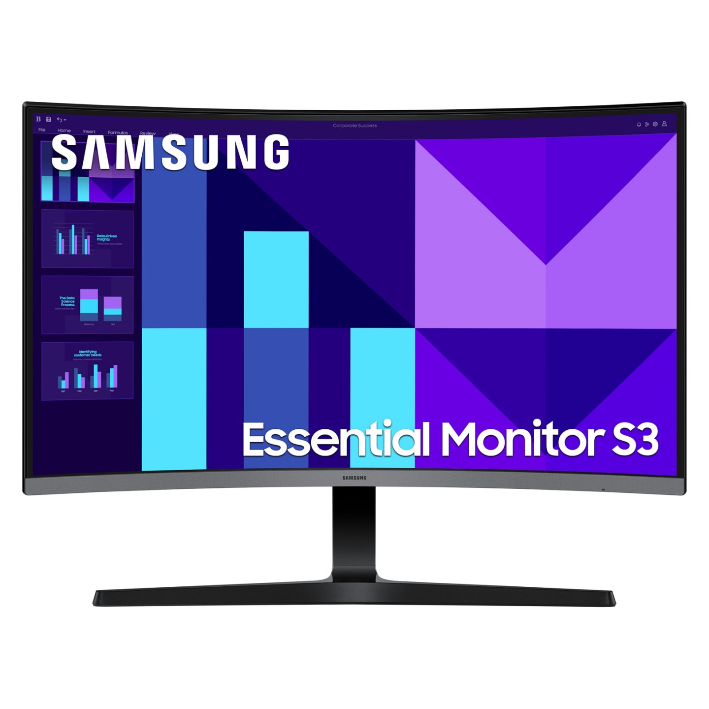 Samsung Essential S3 LS27D392GAUXEN Curved Monitor 68cm (27 Zoll) — Buy in Cyprus with Fast Delivery