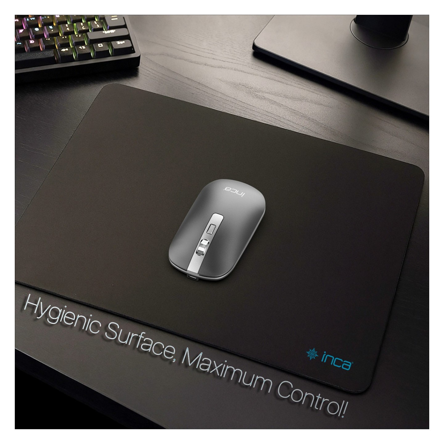 INCA Gaming Mauspad IMP-020. 270x350x3mm. schwarz — Buy in Cyprus with Fast Delivery