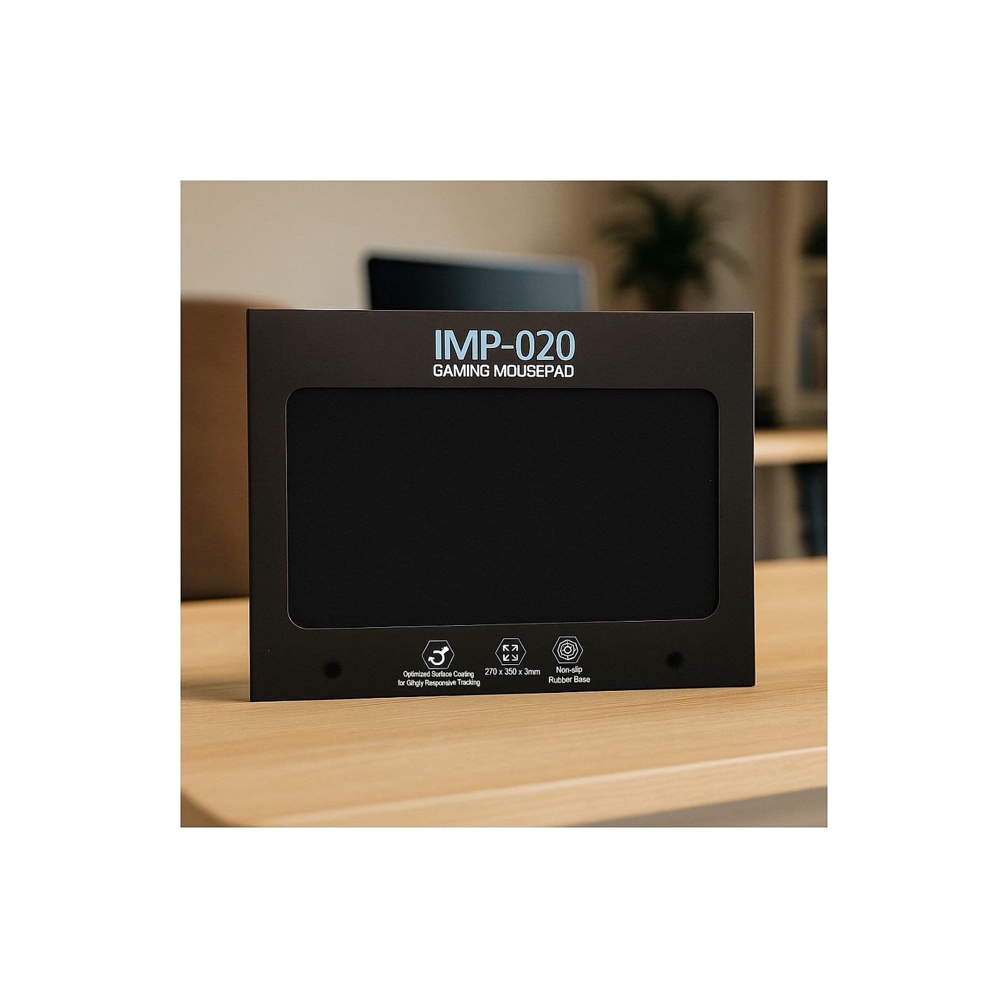INCA Gaming Mauspad IMP-020. 270x350x3mm. schwarz — Buy in Cyprus with Fast Delivery