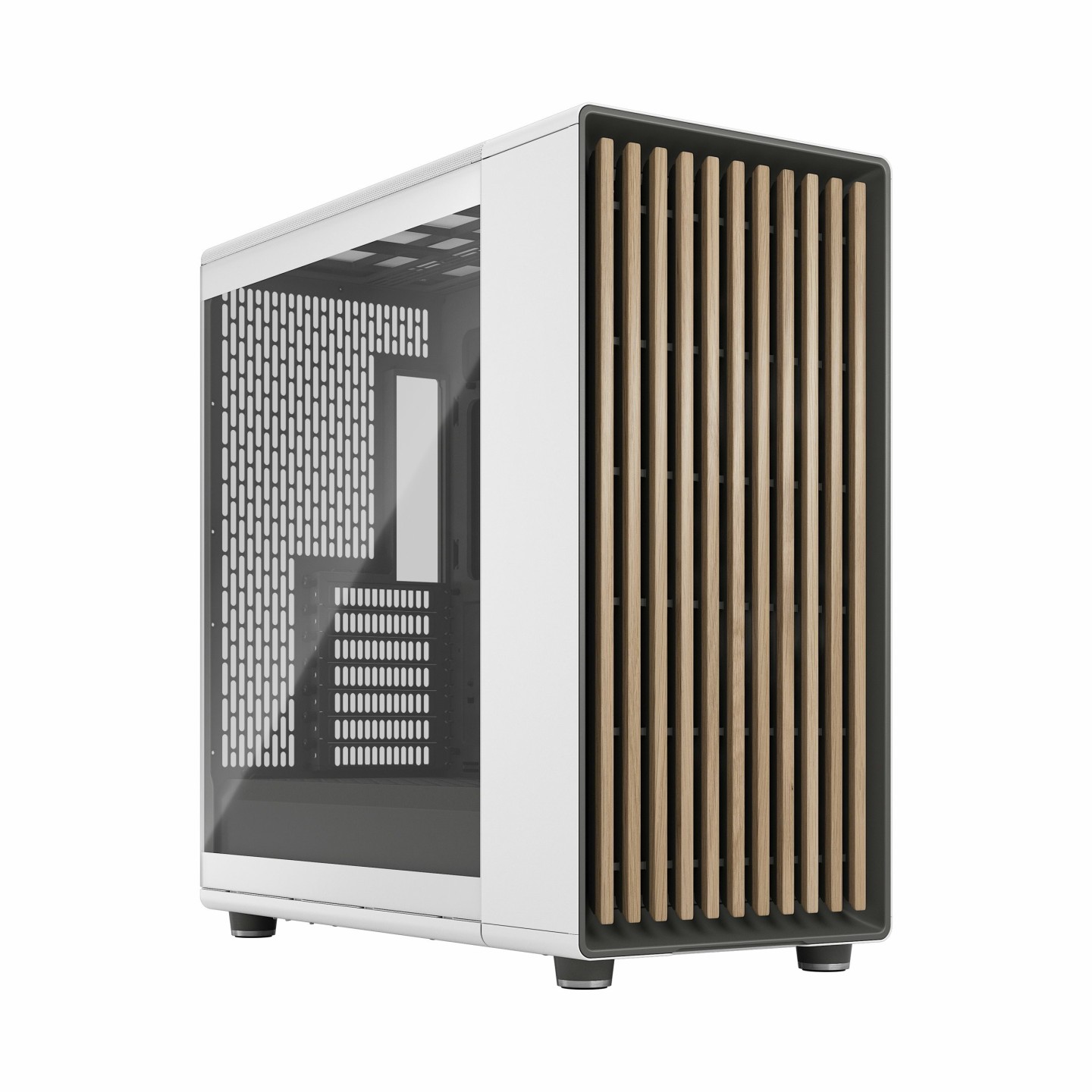 Fractal Design North XL Chalk White TG Clear E-ATX Full Tower PC Case (Boxed) — Buy in Cyprus with Fast Delivery