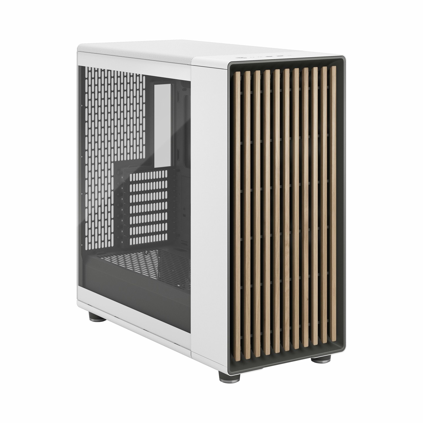 Fractal Design North XL Chalk White TG Clear E-ATX Full Tower PC Case (Boxed) — Buy in Cyprus with Fast Delivery