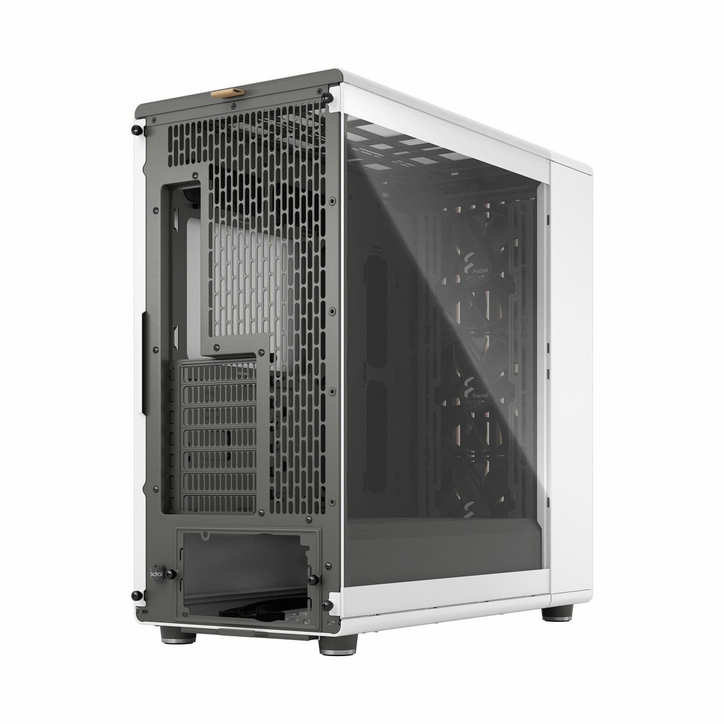 Fractal Design North XL Chalk White TG Clear E-ATX Full Tower PC Case (Boxed) — Buy in Cyprus with Fast Delivery