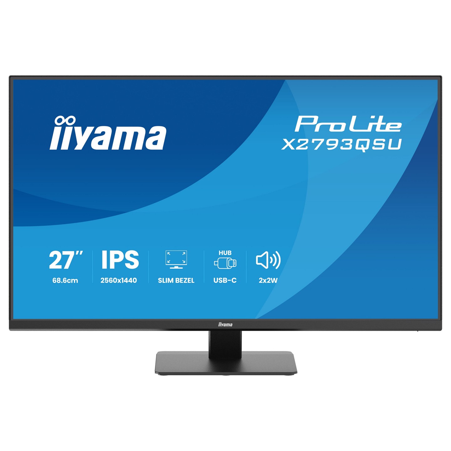 IIYAMA 68.6cm (27') X2793QSU-B1 16:9 HDMI+DP+2xUSB IPS — Buy in Cyprus with Fast Delivery