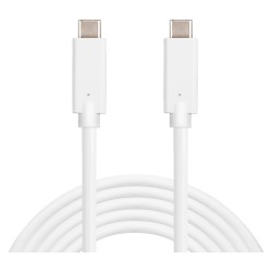 Sandberg USB-C (ST-ST) 2m Anschlusskabel Weiß — Buy in Cyprus with Fast Delivery
