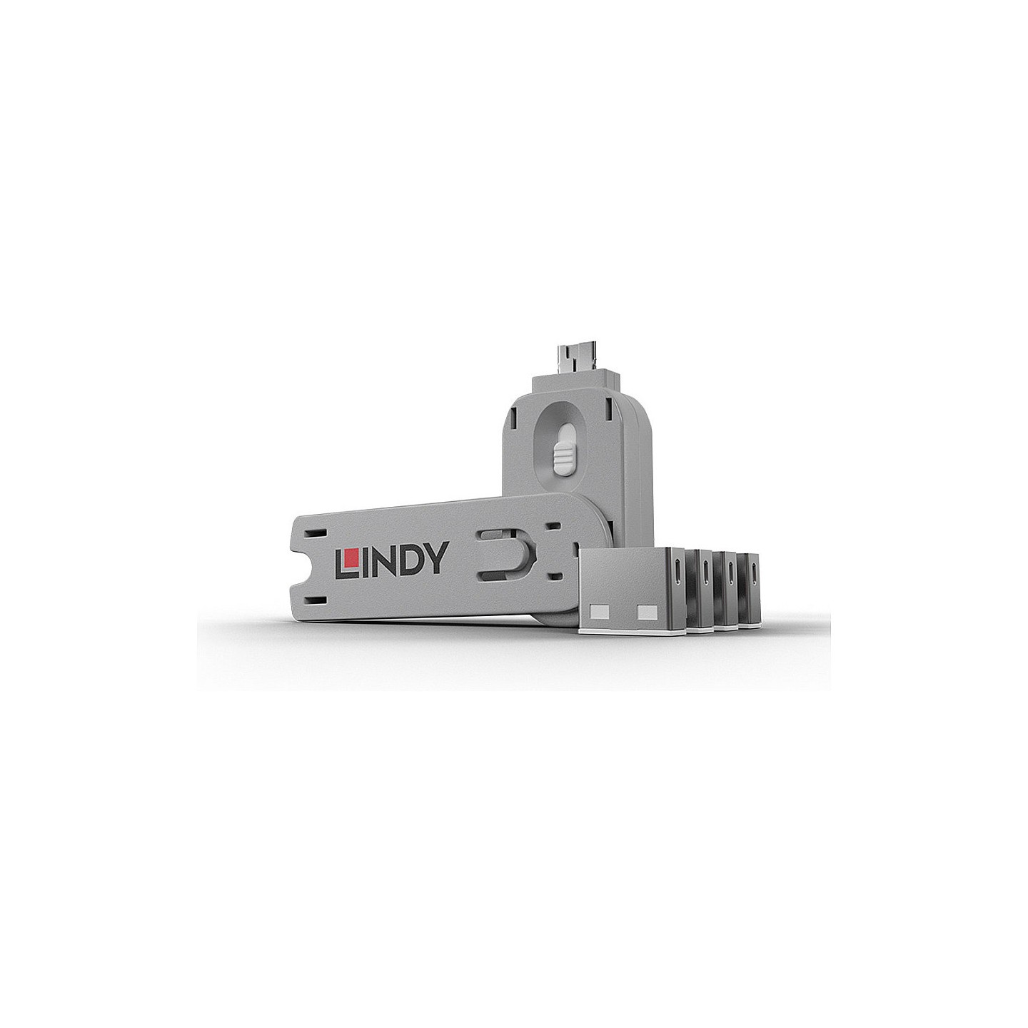 LINDY USB Typ A Portschlösser 4xWeiss mit Schlüssel — Buy in Cyprus with Fast Delivery